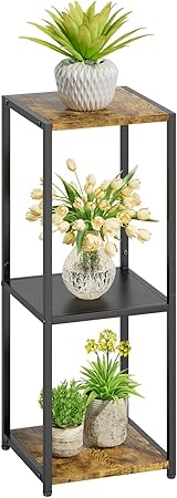 2 Tier Plant Stands Indoor Clearance, 30 Inch Tall Metal Corner Plant Stand,