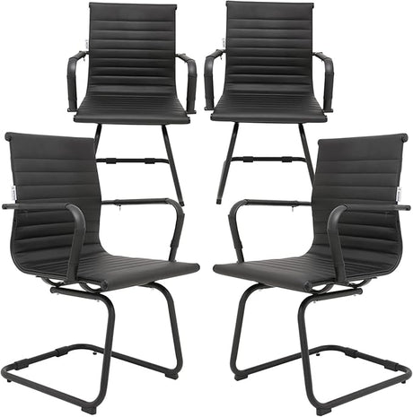 Conference Room Chairs Set of 6, 6 Pack Modern Office Guest Chairs