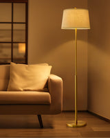 61.75" Modern Floor Lamp for Living Room Tall Lamp for Bedroom Gold Floor Lamp