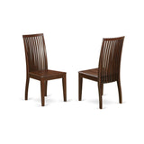 Oxford 3 Piece Modern Set Contains a Square Wooden Table and 2 Dining Room Chairs