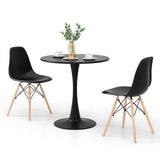 3-Piece Dining Table Set for 2 - Kitchen Table Chairs Set with 32” Round Table