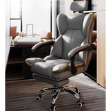 Home Computer Chairs, Ergonomic Office Chair, PU Leather Office Reclining Chair