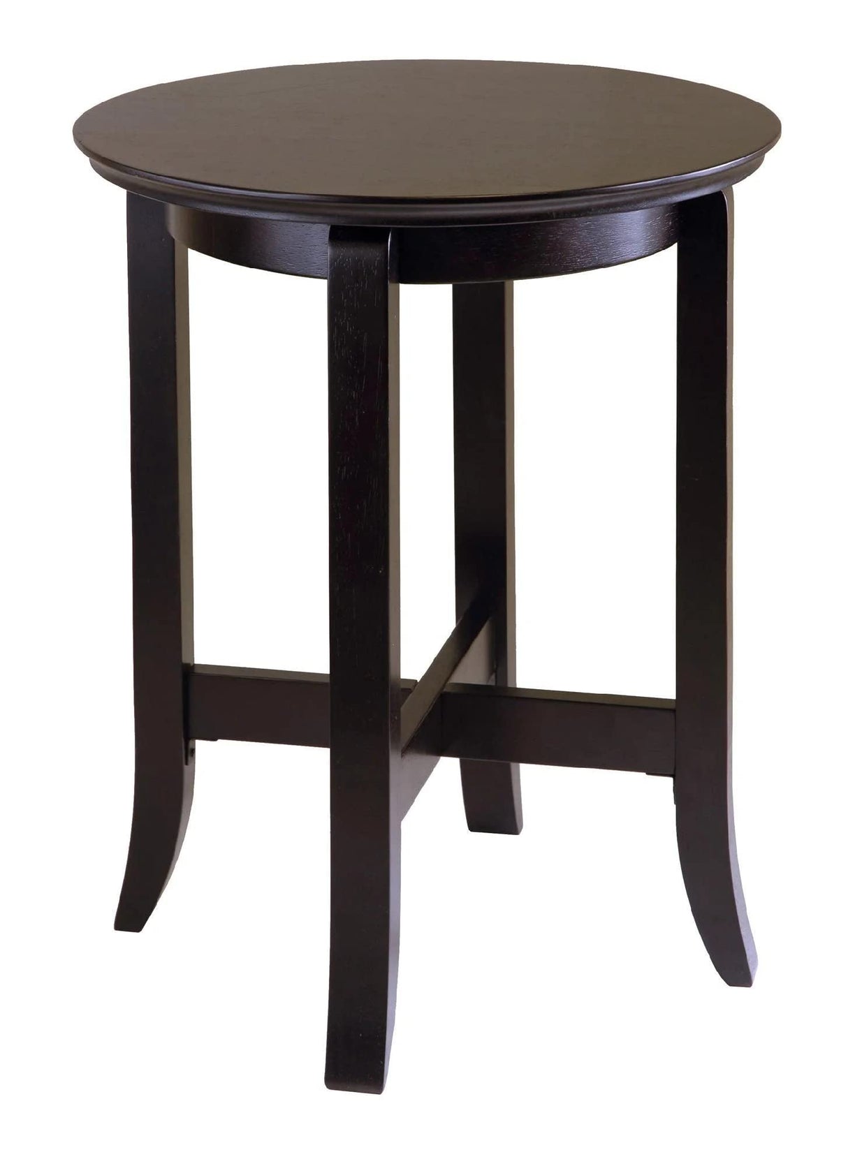 Toby 21.97-inch x 18.03-inch x 18.03-inch Composite Wood End Table, Espresso