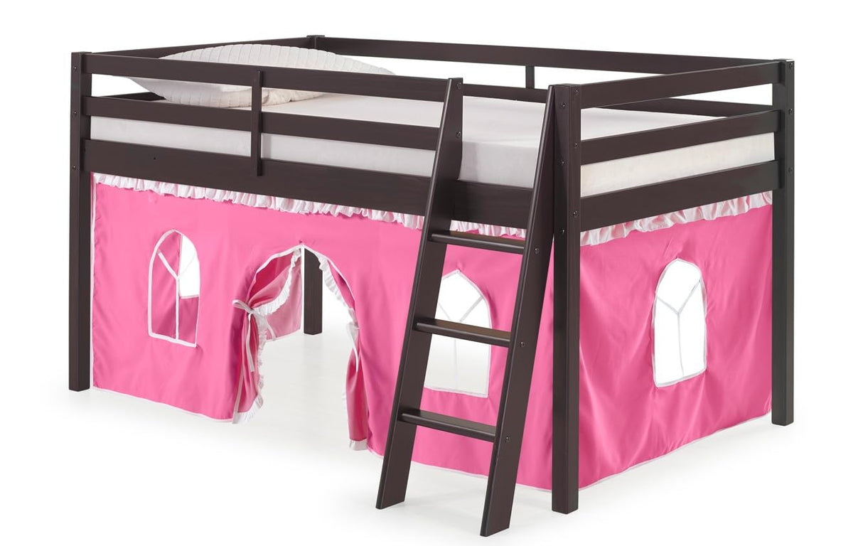 Roxy Junior Loft - Espresso with Pink and White Bottom Tent