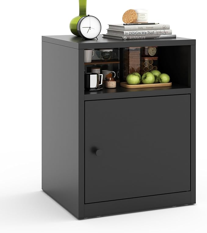 Storage Cabinet with Doors and Shelves, Display Cabinet with Glass Doors, Pantry Cabinet