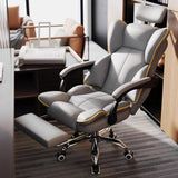 Home Computer Chairs, Ergonomic Office Chair, PU Leather Office Reclining Chair