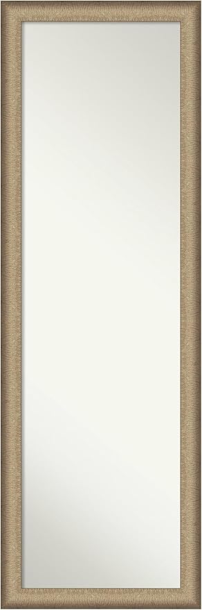 Door Wall Mirror, Full Length Mirror (55.5 x 21.5 in.), Ballroom Bronze Full Body Mirror and