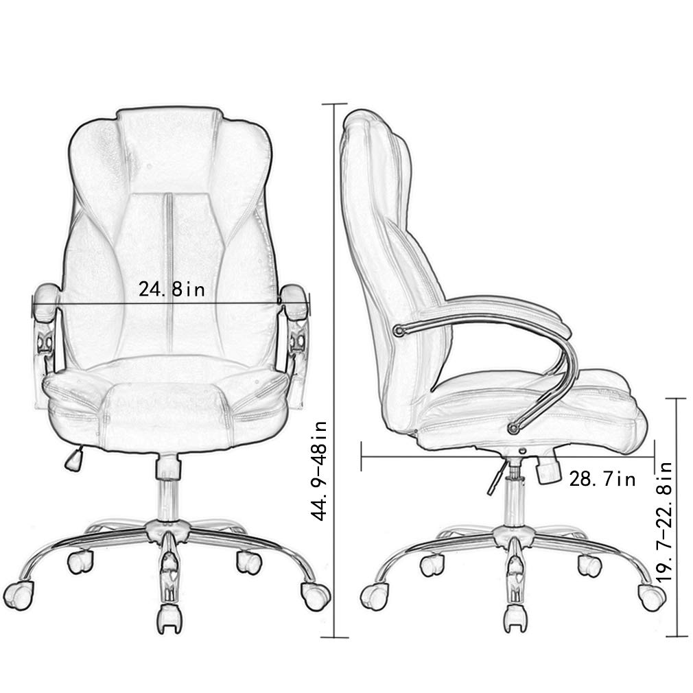 Ergonomic Office Chair Cheap Desk Chair PU Leather Computer Chair Executive