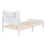 3-Pieces Twin Bedroom Sets, Wooden Kids Bedroom Furniture Sets