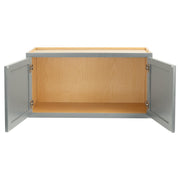 30" Tall Wall Kitchen Cabinets - Shaker Style | 100% Hardwood | Made in America