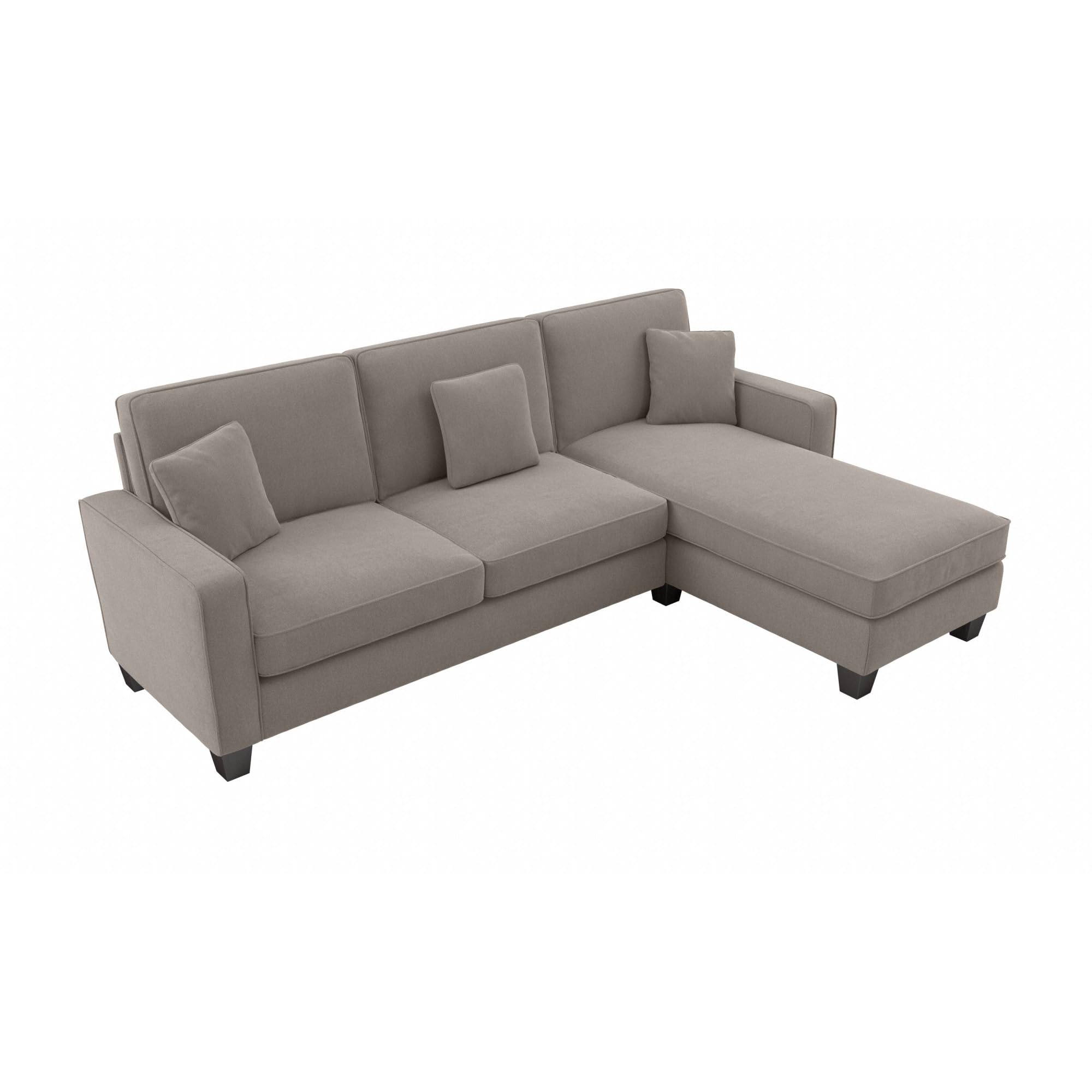 102 Inch Sectional Couch with Reversible Chaise Lounge, Modern Living Room