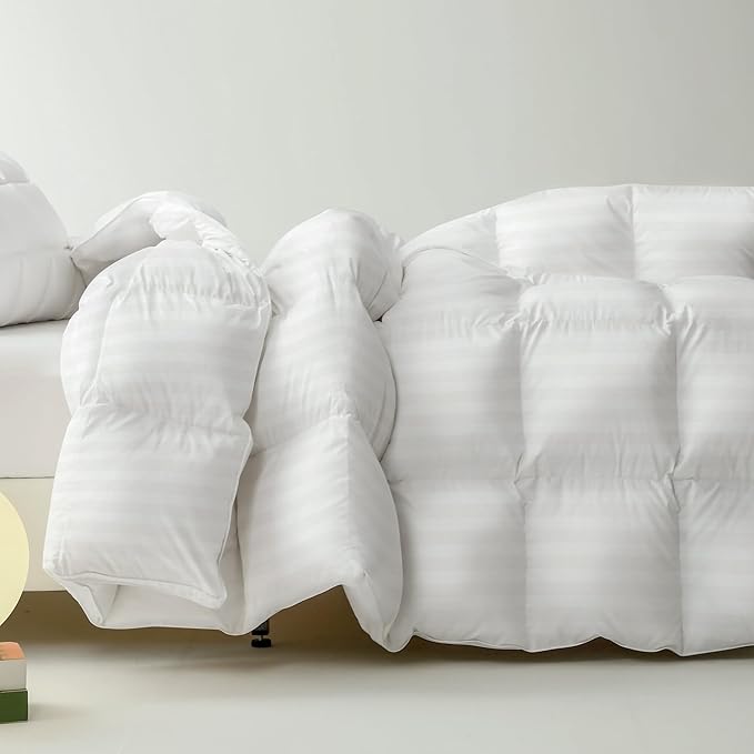 Down Feather Comforter King Size - All Season Hotel Duvet Insert