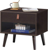 Drawer Storage Nightstand Bedside Cabinet Furniture