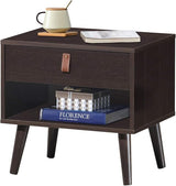Drawer Storage Nightstand Bedside Cabinet Furniture