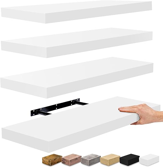 Wall Shelves for Bedroom, Kitchen, Living Room, Bathroom Shelves Over