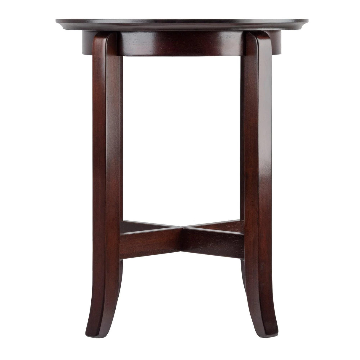 Toby 21.97-inch x 18.03-inch x 18.03-inch Composite Wood End Table, Espresso