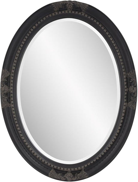 Rectangular Oil Rubbed Bronze Wall Mirror, Rectangle Hanging Wood Framed Vanity