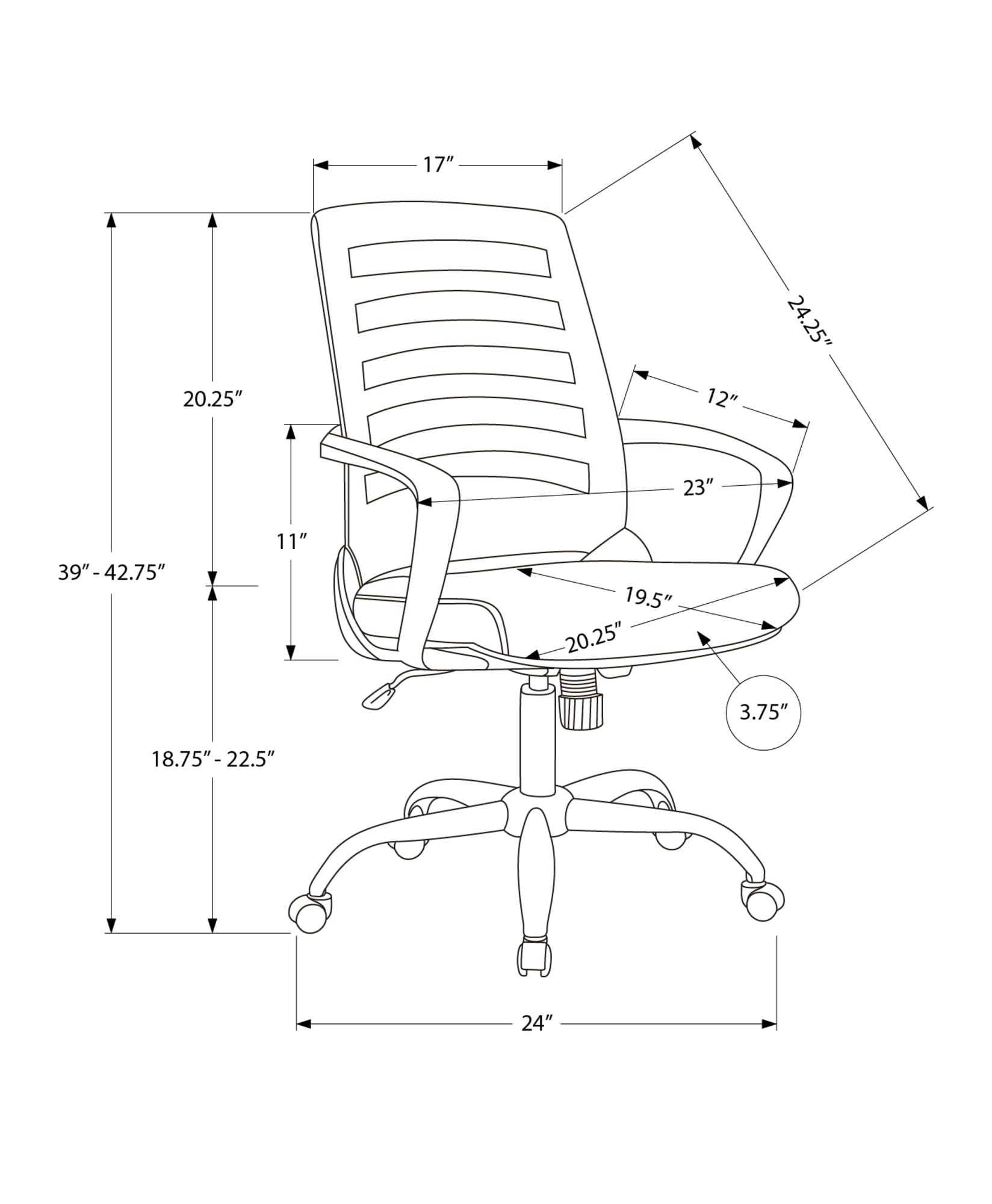I Office Chair, White
