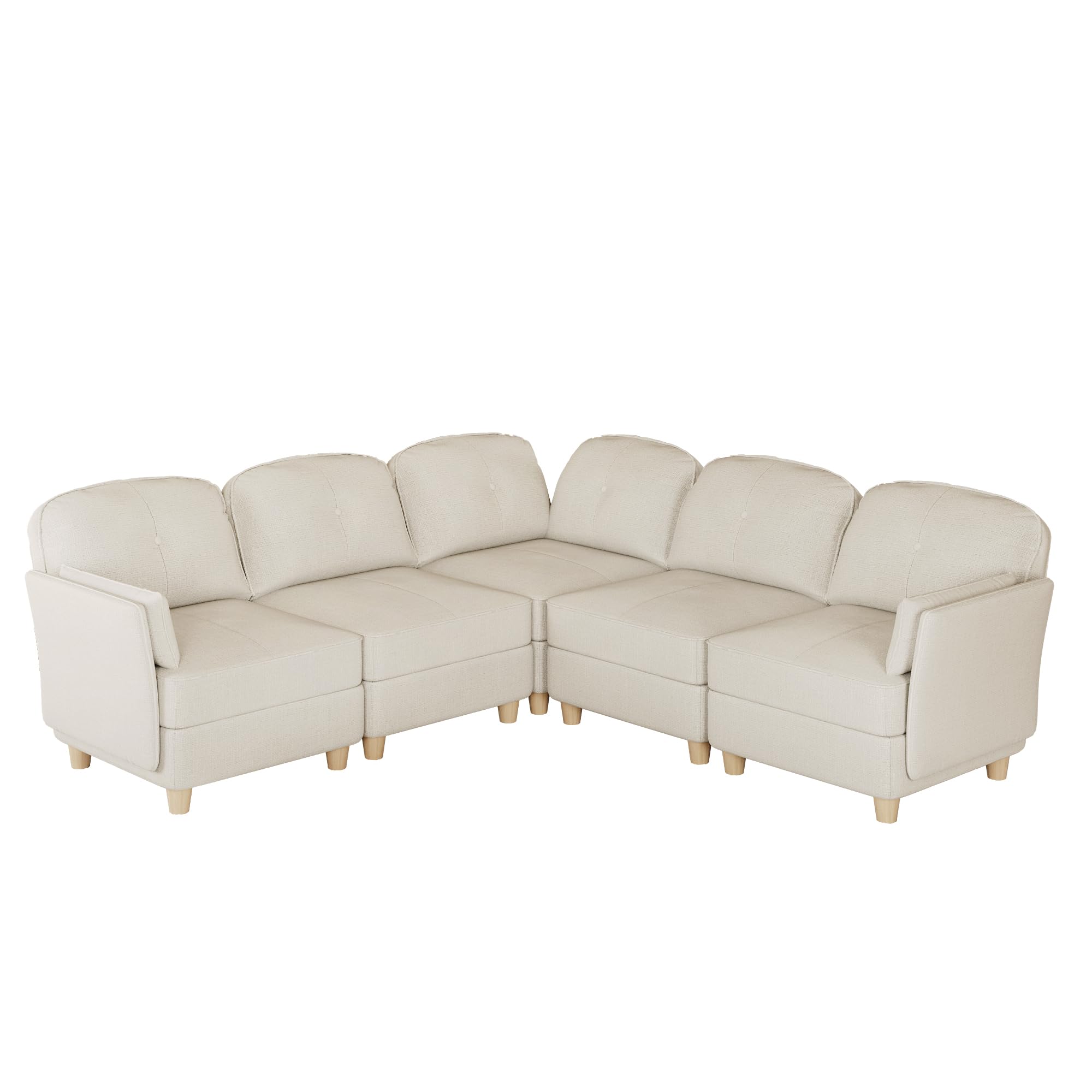 Sectional Couch L Shaped Sofa with Storage, Corner Modular Sofa