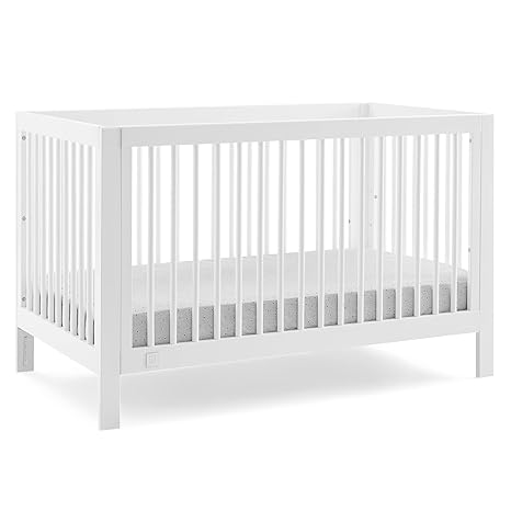 Charlie 6-in-1 Convertible Crib - Greenguard Gold Certified, Blush Pink