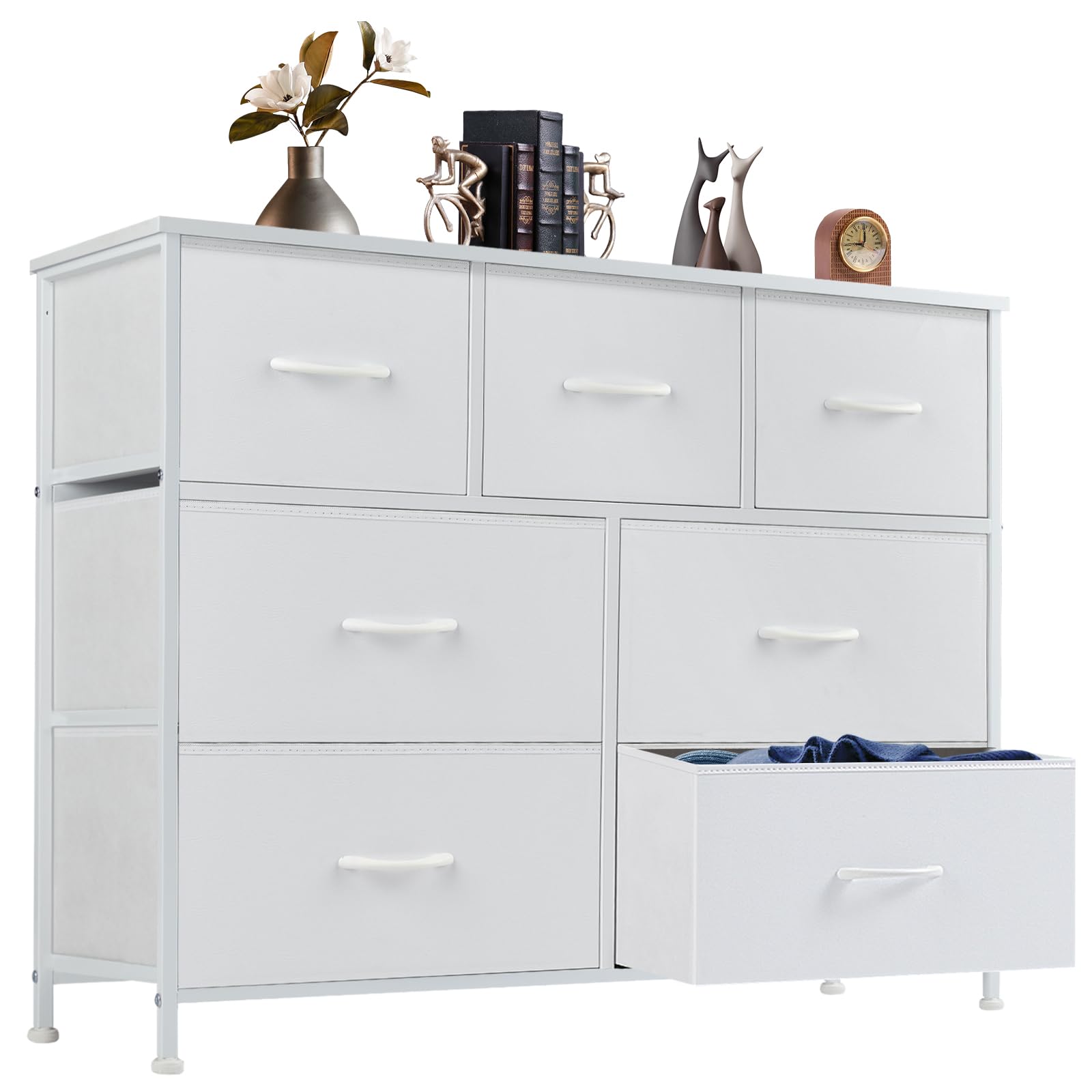 Dresser for Bedroom with 7 Drawers, Storage Organizer Units Furniture, Chest Tower