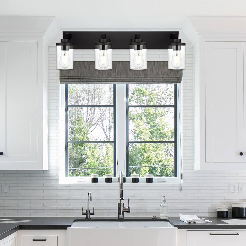 4-Light Vanity Lights Bathroom Light Fixtures Over Mirror Vintage Sconce Vanity
