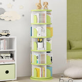Bookcases 360° Rotating Bookshelf Simple Standing Bookcase Large Capacity Book Rack Home Magazine Children's Picture Book Bookshelves Practical Fashion