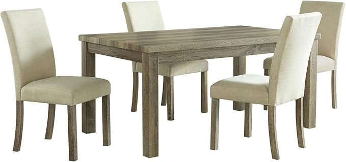 Wyeth Dining 4-Piece Acacia Wood Bar Set with High-Top Table and 3 Padded Stools for Breakfast Nook,