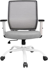 Ergonomic Office Chair Home Mesh Desk Chair with Adjustable Arms - Mid Back Computer