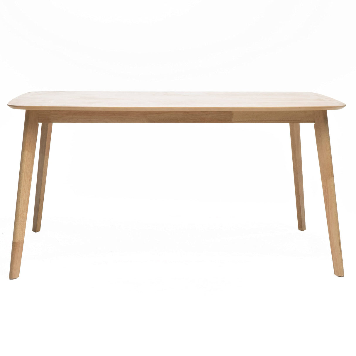 Nyala Wood Dining Table, Natural Oak Finish