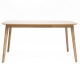 Nyala Wood Dining Table, Natural Oak Finish