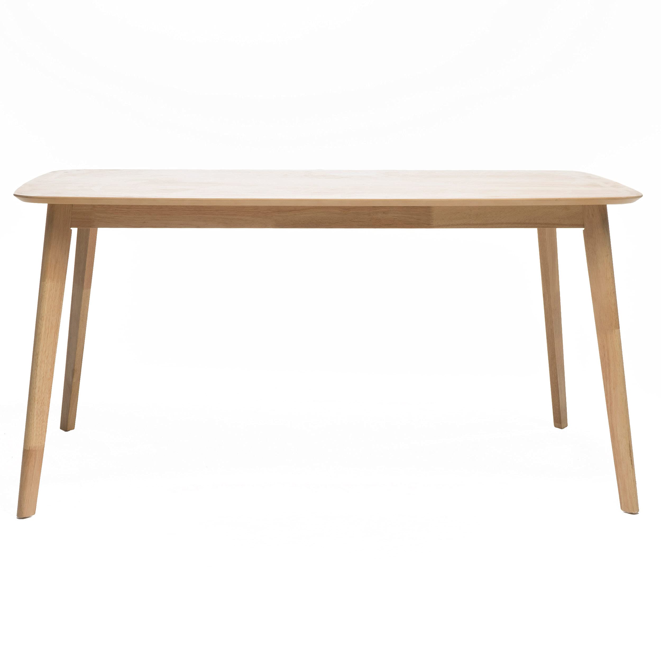 Nyala Wood Dining Table, Natural Oak Finish