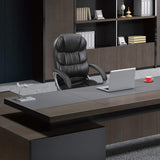 Leather High Back Office Chair Ergonomic Executive Office Chair