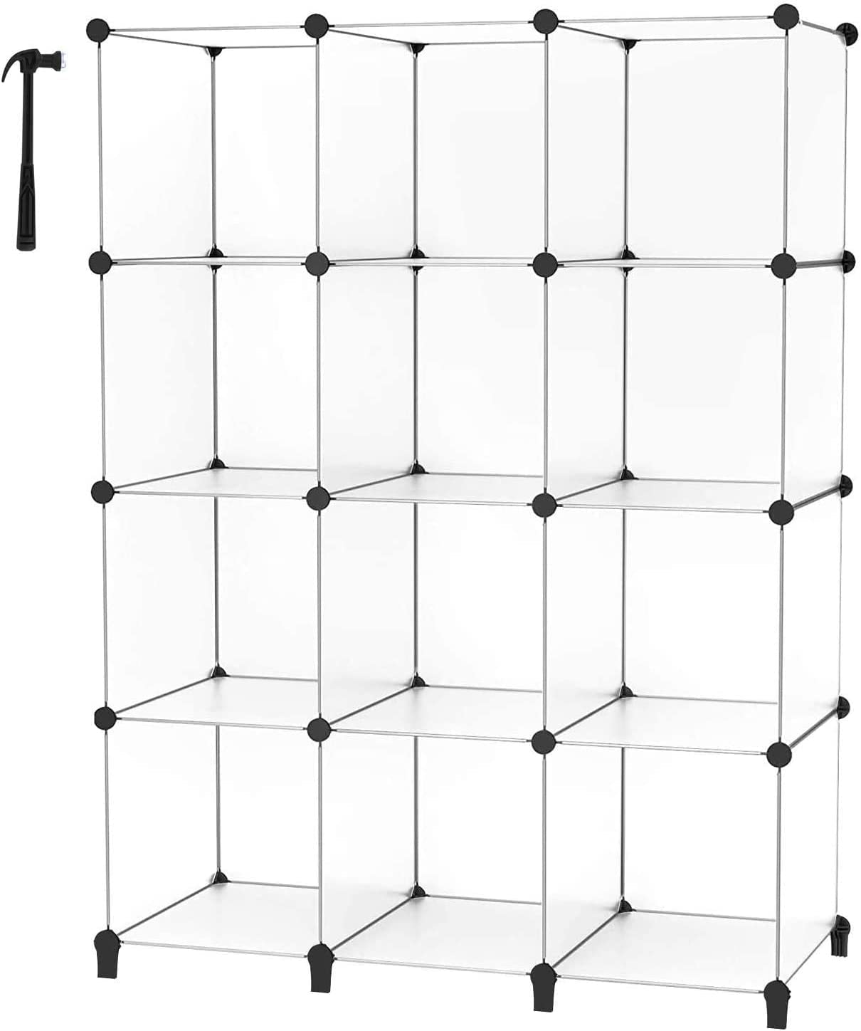 Closet Organizer, 12-Cube Closet Organizers and Storage,