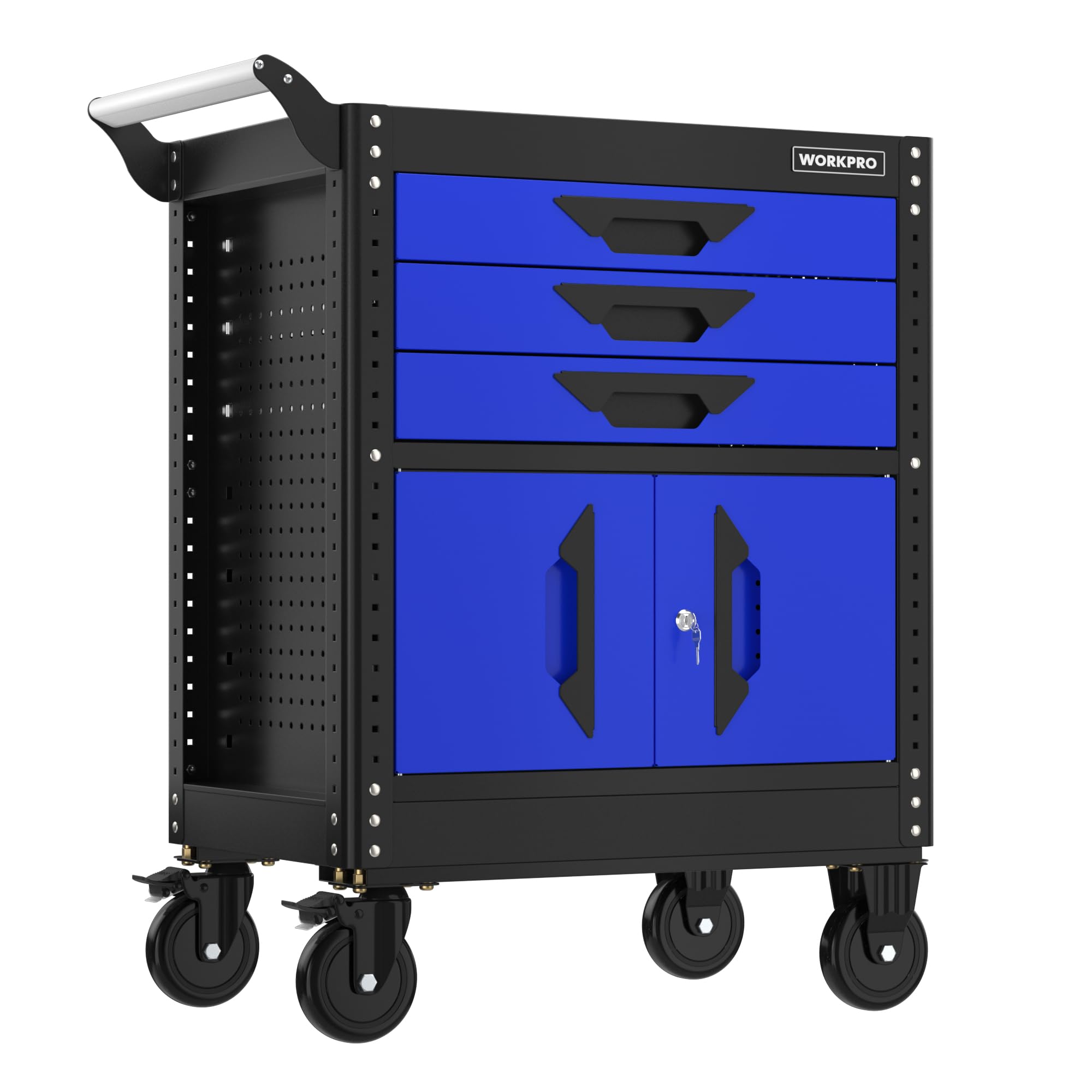 WORKPRO 27.5 Inch 3-Drawer Rolling Tool Chest with Wheels