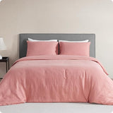100% Linen Duvet Cover, Pure Natural French Flax Linen with 8 Corner Ties