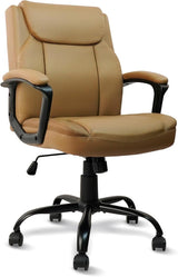 Office Computer Desk Chair Executive Mid Back Chair Comfortable Ergonomic Managerial