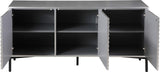 Glitz Collection Modern | Contemporary Antique Silver Sideboard/Buffet