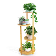 Bamboo Plant Stand Indoor - 4 tier