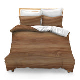 Printed Comforter Cover Set Full Size Trees Wood Yellow Wood Oak Fragrant Wood
