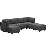 Oversized Modular Sectional Couch with Storage Seat U Shaped Couch Modular Sectional