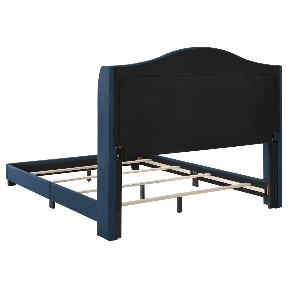 Sonoma Camel Back Platform, King, Navy Blue, 82.25 x 86.25 x 56.25