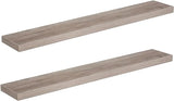 Wall Shelf Set of 2, 31.5 Inch Hanging Shelf with Invisible Brackets, for Wall Bathroom