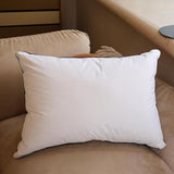 Natural White Goose Down Pillows- 550 Fill Power Down Pillow Queen Size - Soft