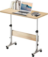 Small Standing Desk Adjustable Height Rolling Computer Desk Portable Laptop Desk