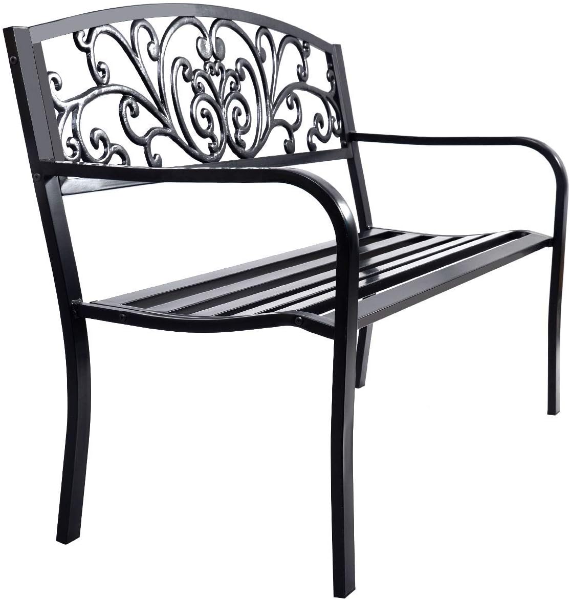 Garden Bench Park Patio Yard Furniture Decor Powde
