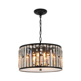 Crystal Chandeliers for Dining Room Light Fixtures Over Table， 6 Lights Modern Chandeliers