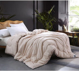 Silk Quilts Warm Winter Duvet Insert Quilted Bed Comforter King Queen Full Twin Size