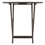 Anila Snack Table, Coffee, 23.86 x 16.77 x 25.83