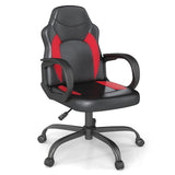 Ergonomic Gaming Office Chair with Lumbar Support - Red